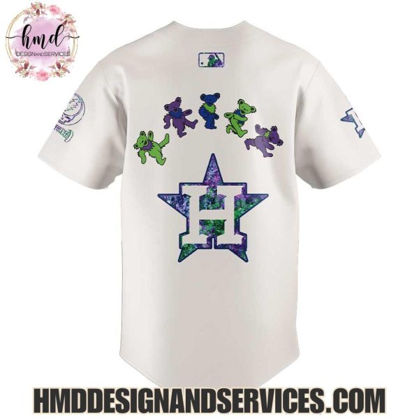 2025 Houston Astros x Grateful Dead Limited Edition Baseball Jersey