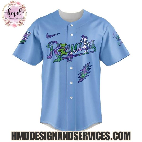 2025 Kansas City Royals x Grateful Dead Special Edition Baseball Jersey