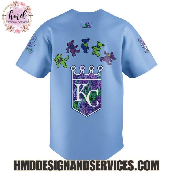 2025 Kansas City Royals x Grateful Dead Special Edition Baseball Jersey