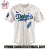 2025 Los Angeles Dodgers x Grateful Dead Limited Edition Baseball Jersey