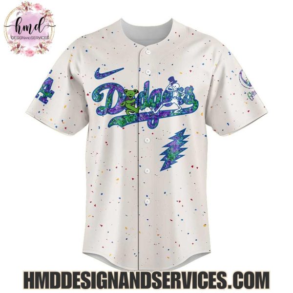 2025 Los Angeles Dodgers x Grateful Dead Limited Edition Baseball Jersey