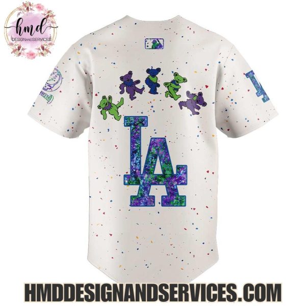 2025 Los Angeles Dodgers x Grateful Dead Limited Edition Baseball Jersey