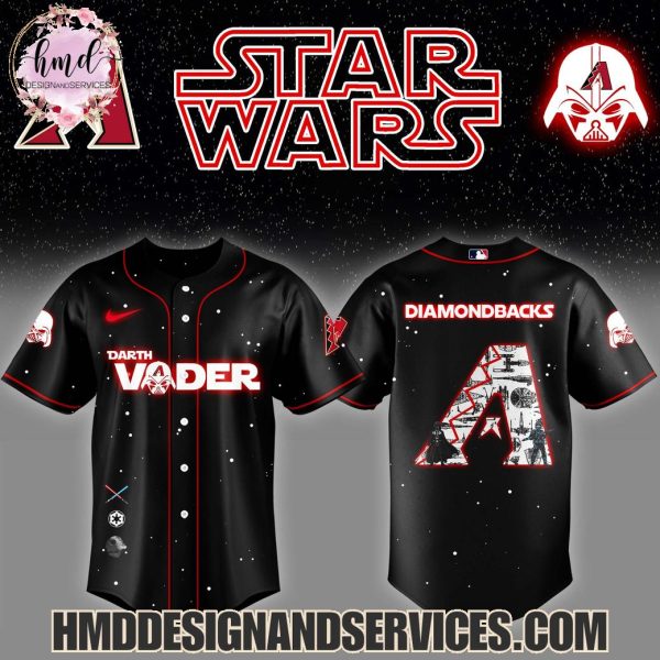 Arizona Diamondbacks Star Wars Darth Vader Night 2025 Limited Edition Baseball Jersey