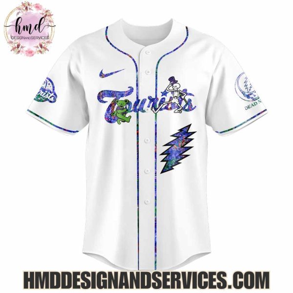 Asheville Tourists x Grateful Dead 2025 Limited Edition Baseball Jersey