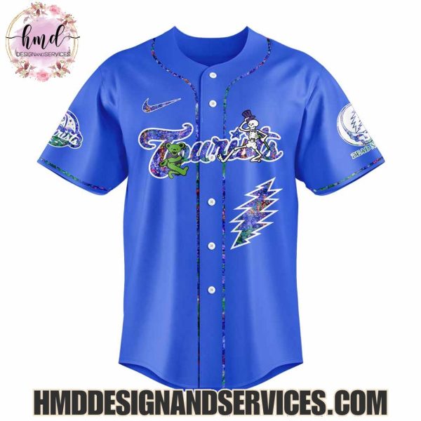 Asheville Tourists x Grateful Dead 2025 Special Edition Baseball Jersey