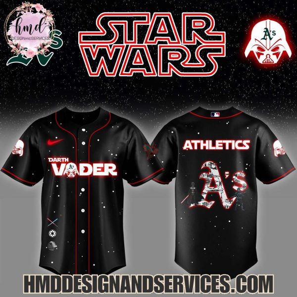 Athletics Star Wars Darth Vader Night 2025 Limited Edition Baseball Jersey