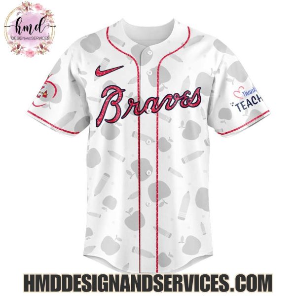 Atlanta Braves 2025 Teacher Appreciation Limited Edition Baseball Jersey