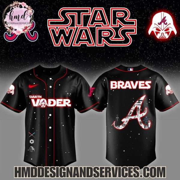 Atlanta Braves Star Wars Darth Vader Night 2025 Limited Edition Baseball Jersey
