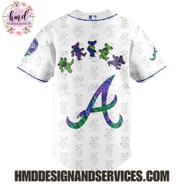 Atlanta Braves x Grateful Dead 2025 Special Edition Baseball Jersey