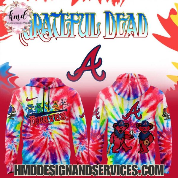 Atlanta Braves x Grateful Dead 2025 Special Edition Hoodie