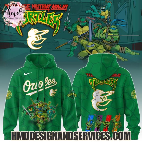 Baltimore Orioles Ninja Turtles 2025 Limited Edition Hoodie