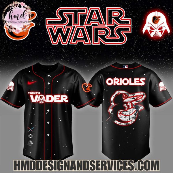 Baltimore Orioles Star Wars Darth Vader Night 2025 Limited Edition Baseball Jersey