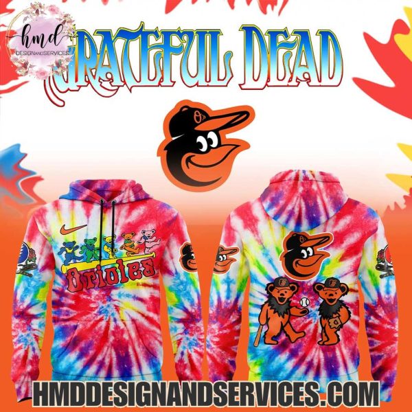 Baltimore Orioles x Grateful Dead 2025 Special Edition Hoodie