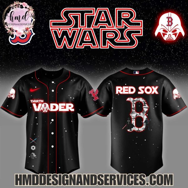 Boston Red Sox Star Wars Darth Vader Night 2025 Limited Edition Baseball Jersey