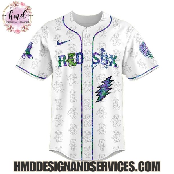 Boston Red Sox x Grateful Dead 2025 Special Edition Baseball Jersey