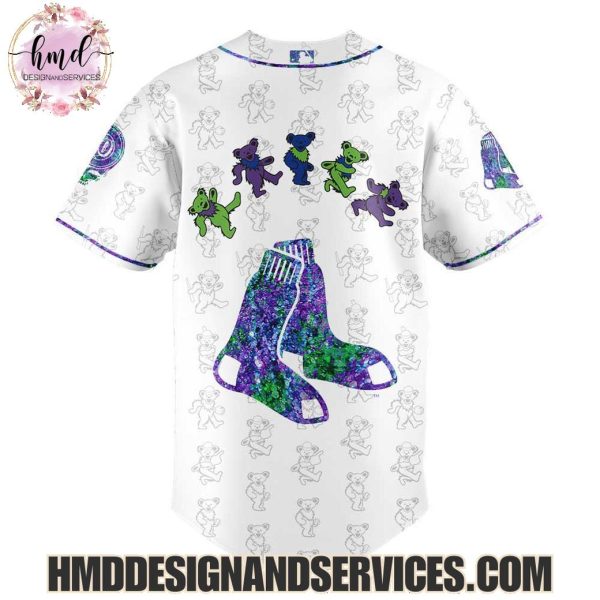 Boston Red Sox x Grateful Dead 2025 Special Edition Baseball Jersey