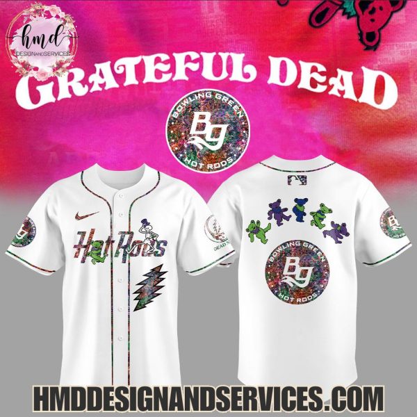 Bowling Green Hot Rods x Grateful Dead 2025 Limited Edition Baseball Jersey