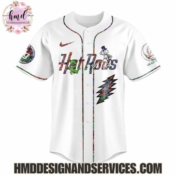Bowling Green Hot Rods x Grateful Dead 2025 Limited Edition Baseball Jersey