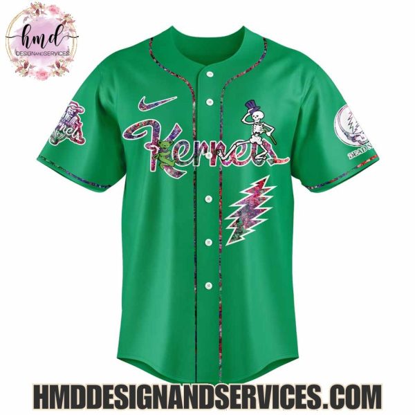Cedar Rapids Kernels x Grateful Dead 2025 Limited Edition Baseball Jersey