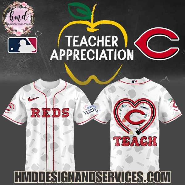 Cincinnati Reds 2025 Teacher Appreciation Limited Edition Baseball Jersey