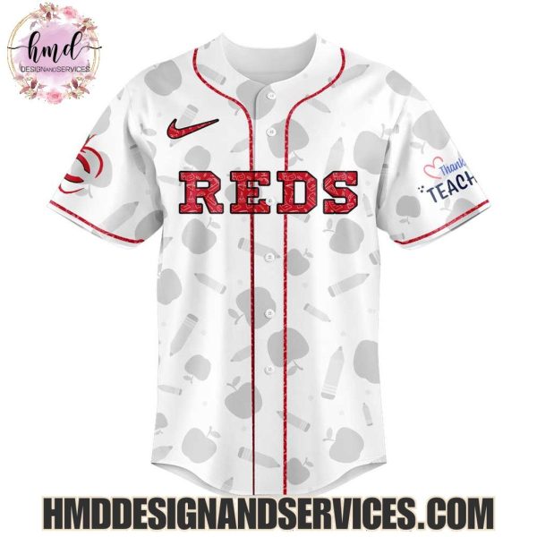 Cincinnati Reds 2025 Teacher Appreciation Limited Edition Baseball Jersey