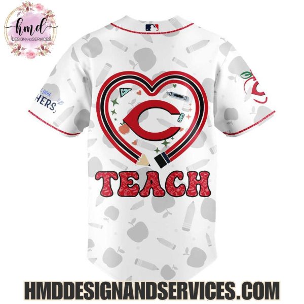 Cincinnati Reds 2025 Teacher Appreciation Limited Edition Baseball Jersey