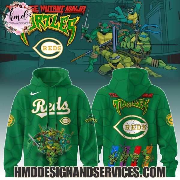 Cincinnati Reds Ninja Turtles 2025 Limited Edition Hoodie