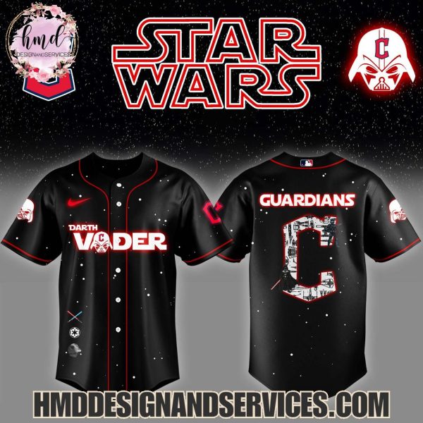 Cleveland Guardians Star Wars Darth Vader Night 2025 Limited Edition Baseball Jersey