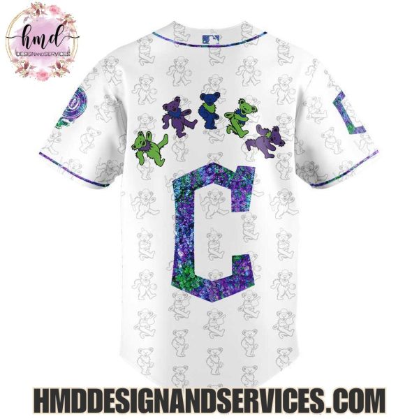 Cleveland Guardians x Grateful Dead 2025 Special Edition Baseball Jersey