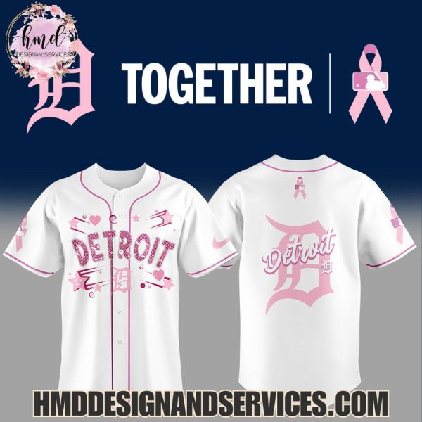 Detroit Tigers Cancer Awareness Month Together 2025 Limited Edition Hoodie