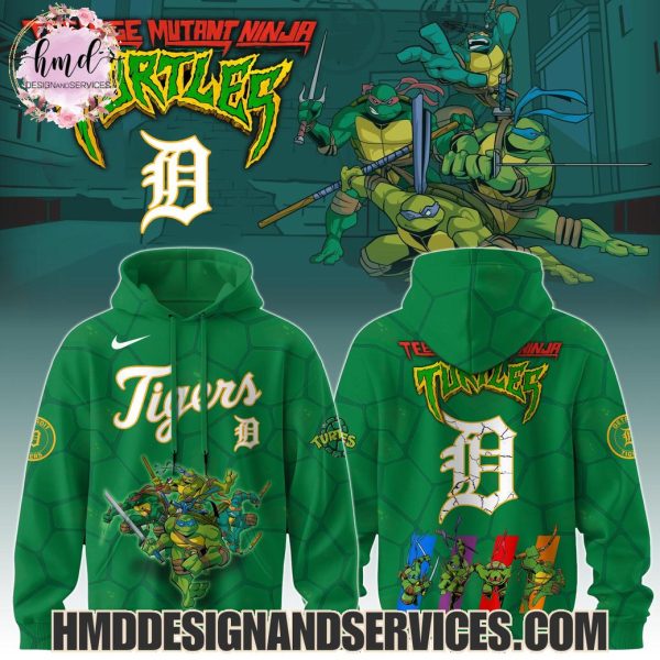 Detroit Tigers Ninja Turtles 2025 Limited Edition Hoodie