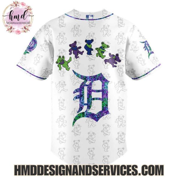Detroit Tigers x Grateful Dead 2025 Special Edition Baseball Jersey