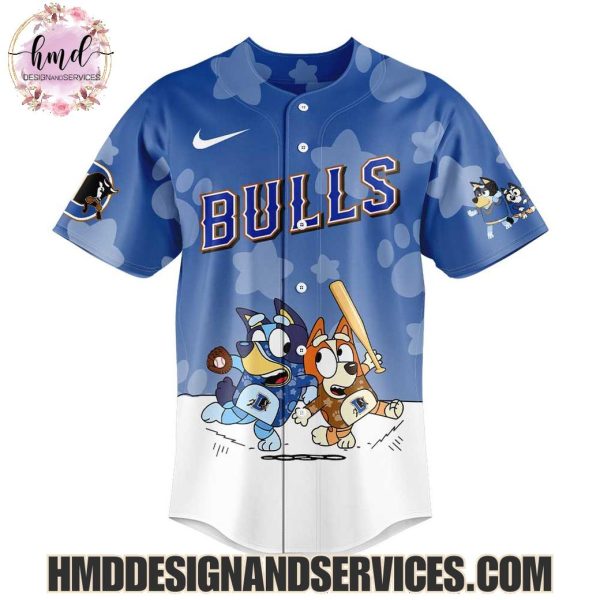 Durham Bulls Bluey And Bingo 2025 Limited Edition Baseball Jersey