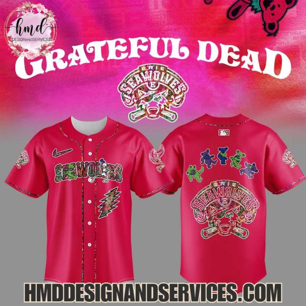 Erie SeaWolves x Grateful Dead 2025 Limited Edition Baseball Jersey