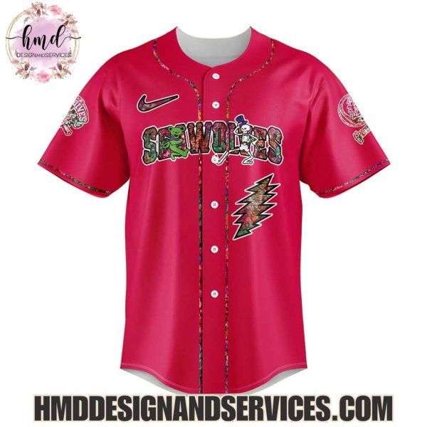 Erie SeaWolves x Grateful Dead 2025 Limited Edition Baseball Jersey
