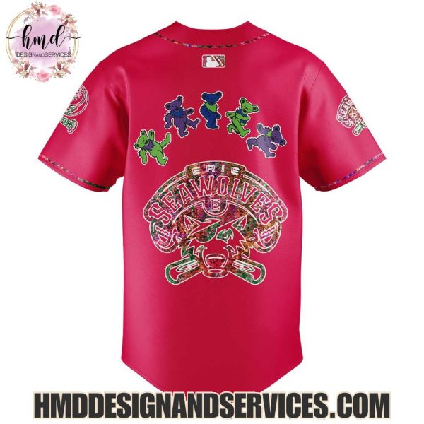 Erie SeaWolves x Grateful Dead 2025 Limited Edition Baseball Jersey