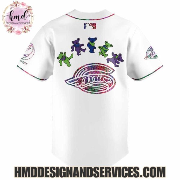 Greenville Drive x Grateful Dead 2025 Limited Edition Baseball Jersey