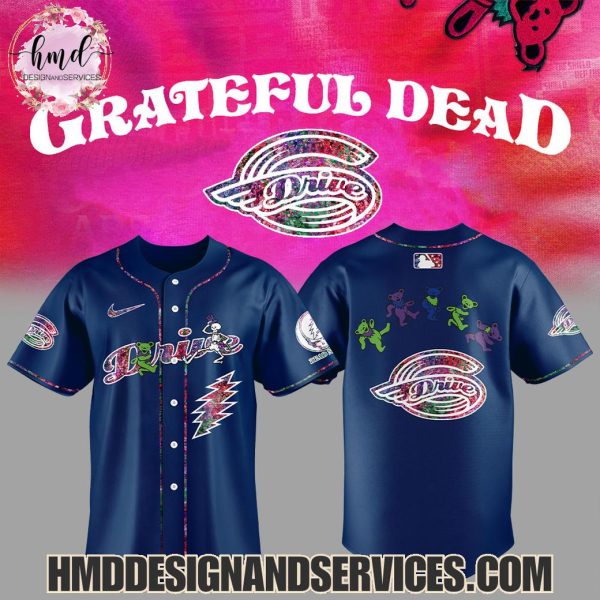Greenville Drive x Grateful Dead 2025 Special Edition Baseball Jersey