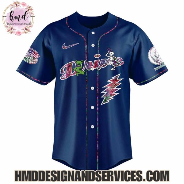 Greenville Drive x Grateful Dead 2025 Special Edition Baseball Jersey
