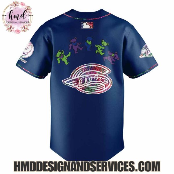 Greenville Drive x Grateful Dead 2025 Special Edition Baseball Jersey
