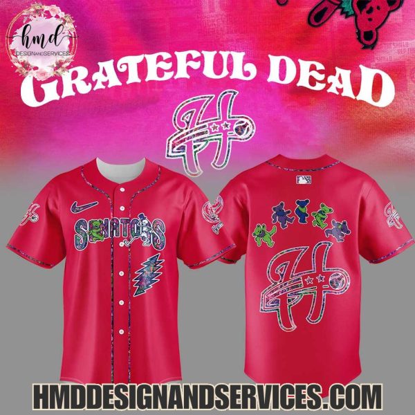 Harrisburg Senators x Grateful Dead 2025 Limited Edition Baseball Jersey