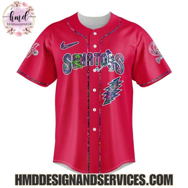 Harrisburg Senators x Grateful Dead 2025 Limited Edition Baseball Jersey