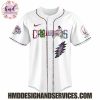 Hickory Crawdads x Grateful Dead 2025 Limited Edition Baseball Jersey
