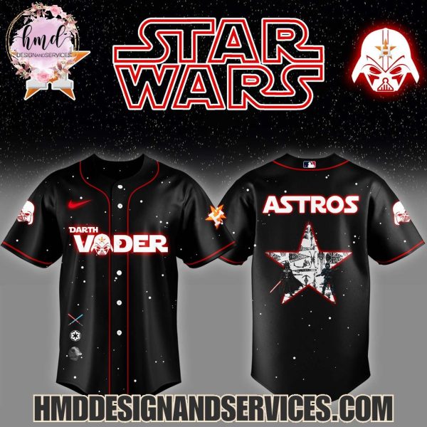 Houston Astros Star Wars Darth Vader Night 2025 Limited Edition Baseball Jersey