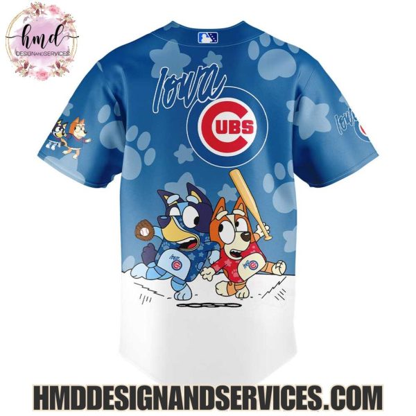 Iowa Cubs Bluey And Bingo 2025 Limited Edition Baseball Jersey