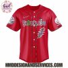 Jersey Shore BlueClaws x Grateful Dead 2025 Special Edition Baseball Jersey