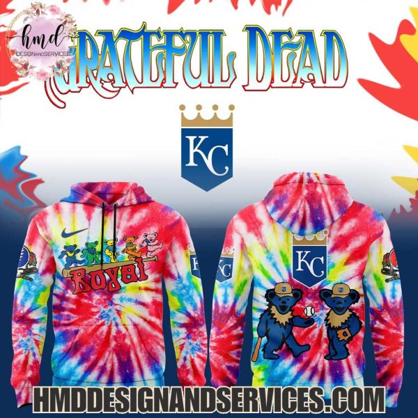 Kansas City Royals x Grateful Dead 2025 Special Edition Hoodie