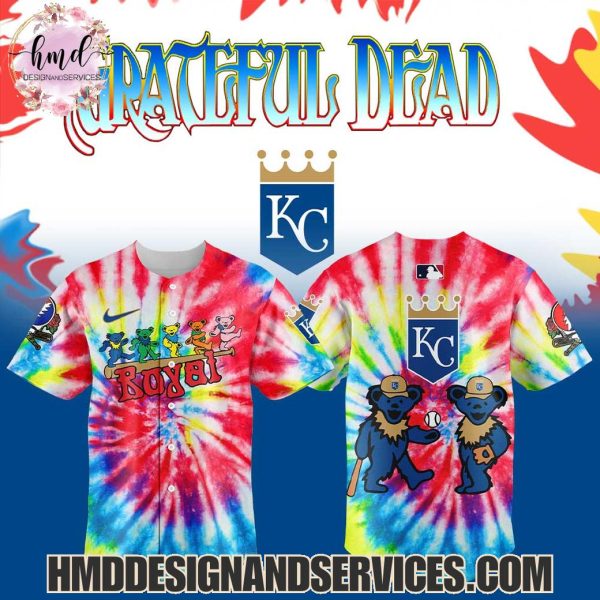 Kansas City Royals x Grateful Dead 2025 Special Edition Hoodie