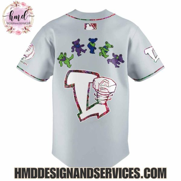 Lansing Lugnuts x Grateful Dead 2025 Limited Edition Baseball Jersey
