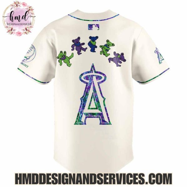 Los Angeles Angels x Grateful Dead 2025 Limited Edition Baseball Jersey
